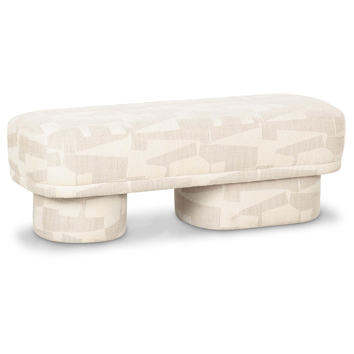 TOV Furniture Lena Jacquard Bench