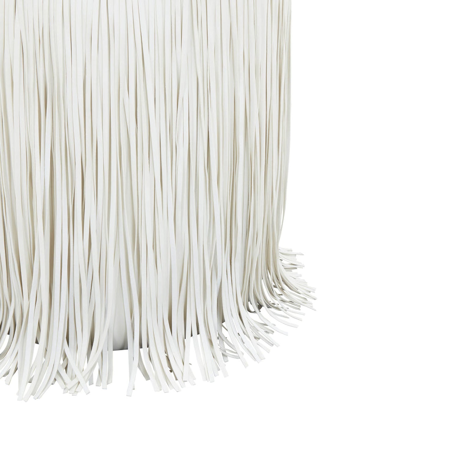 TOV Furniture Shag Me Performance Vegan Leather Ottoman