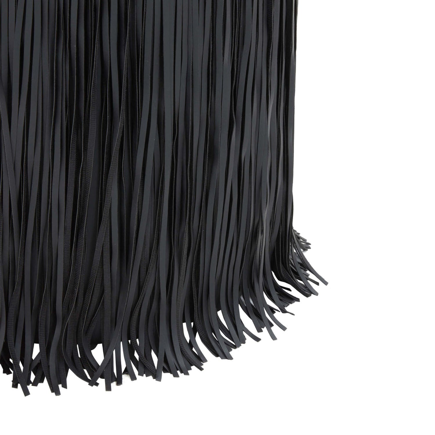 TOV Furniture Shag Me Performance Vegan Leather Ottoman