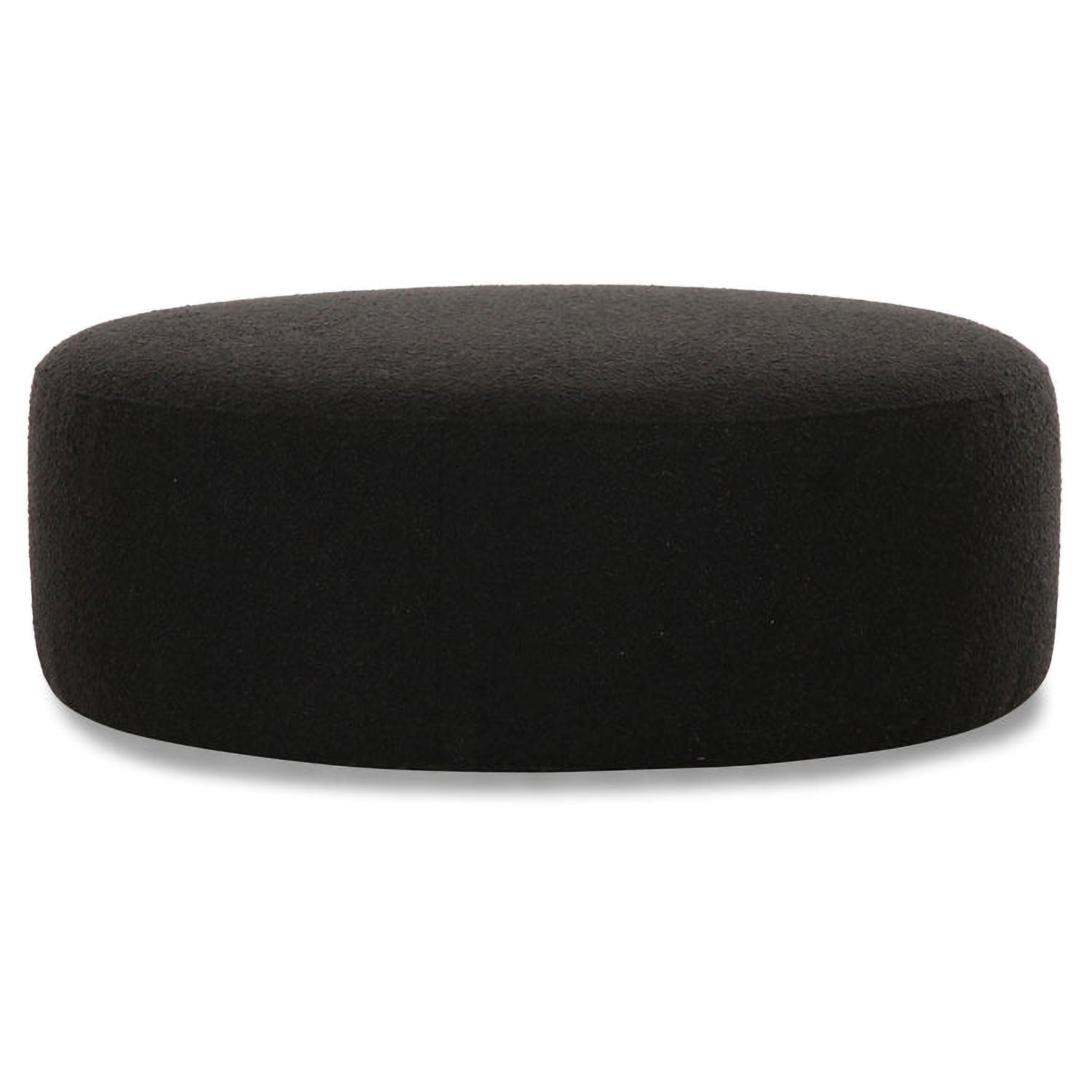 TOV Furniture Broohah Black Performance Boucle Ottoman