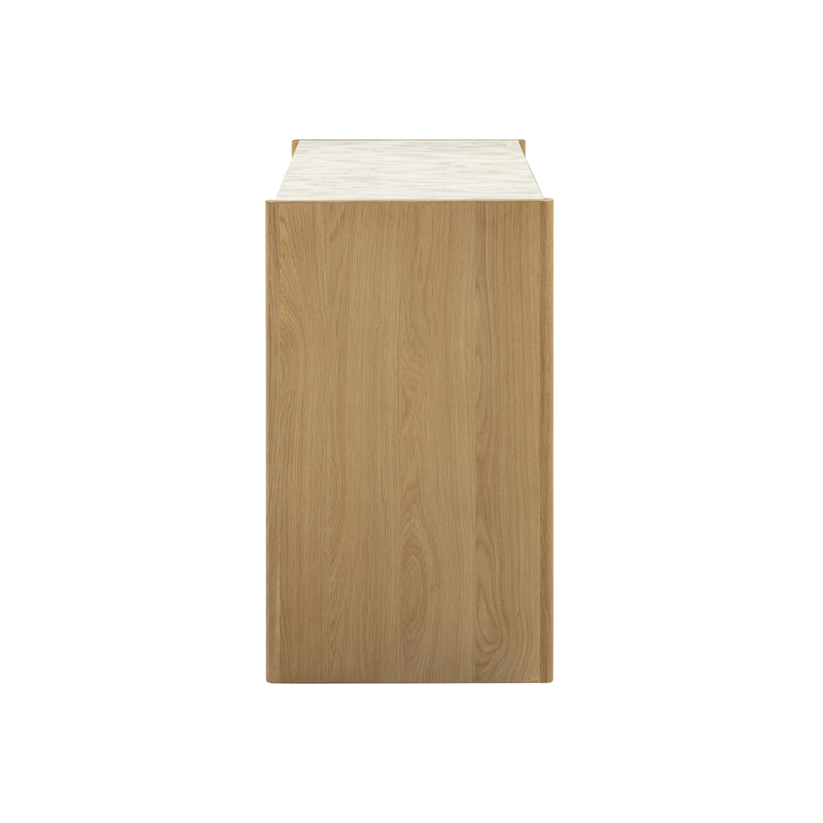 TOV Furniture Paige Natural Oak 2-Drawer Console Desk