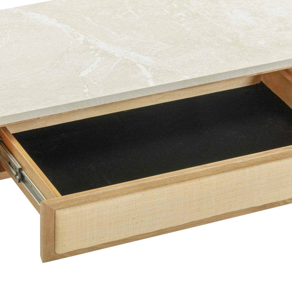 TOV Furniture Paige Natural Oak 2-Drawer Console Desk
