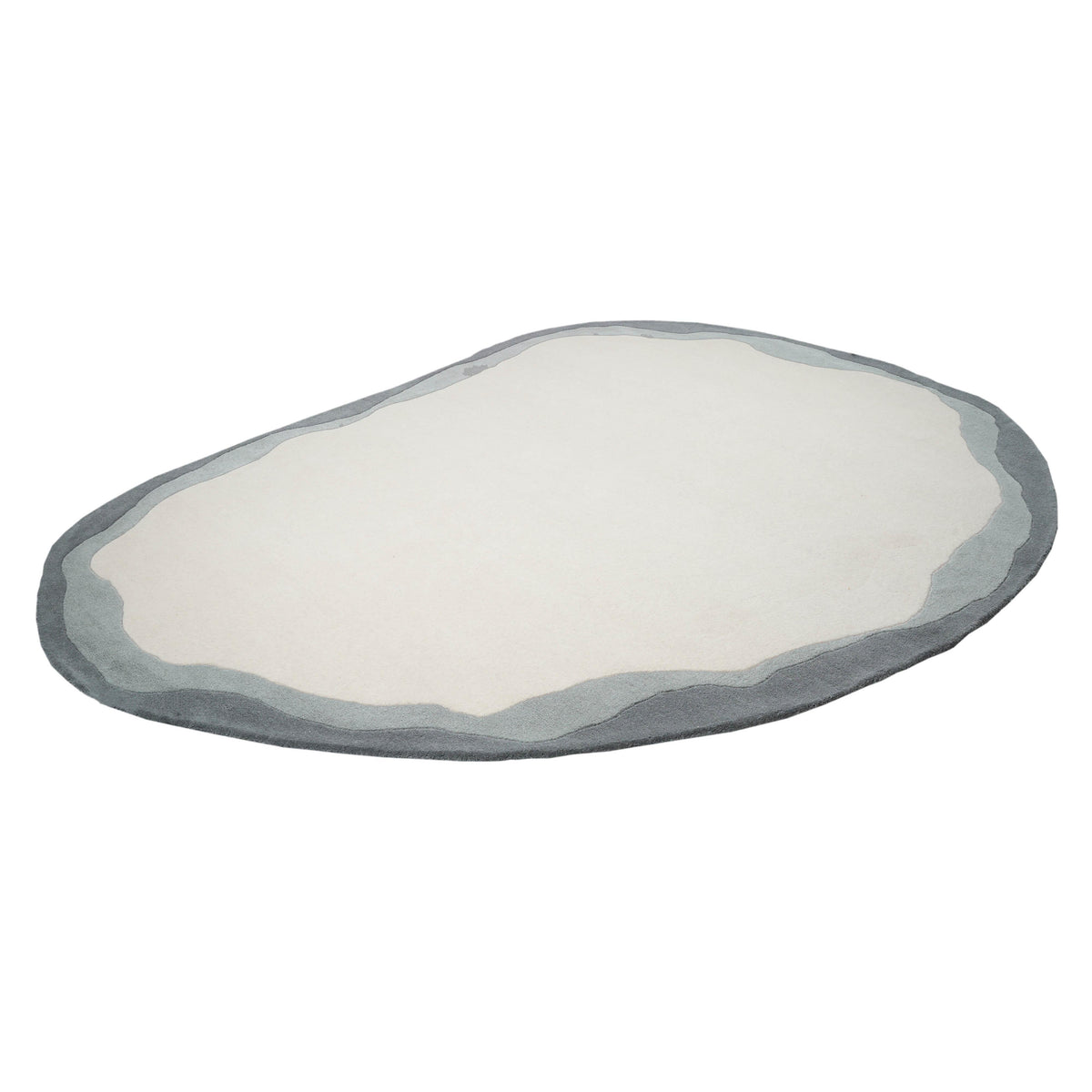 TOV Furniture Tarba Gray Organic Floor Rug
