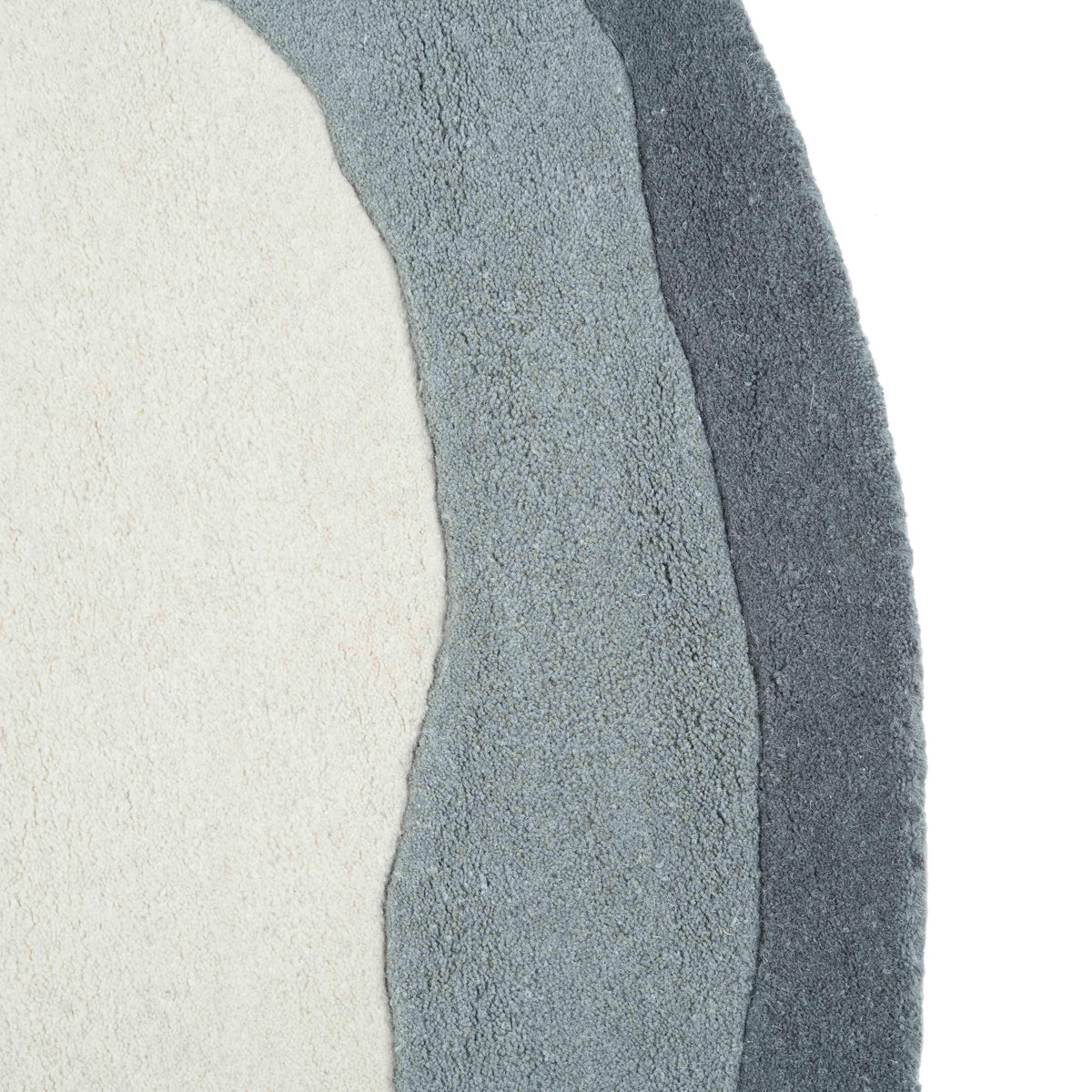 TOV Furniture Tarba Gray Organic Floor Rug