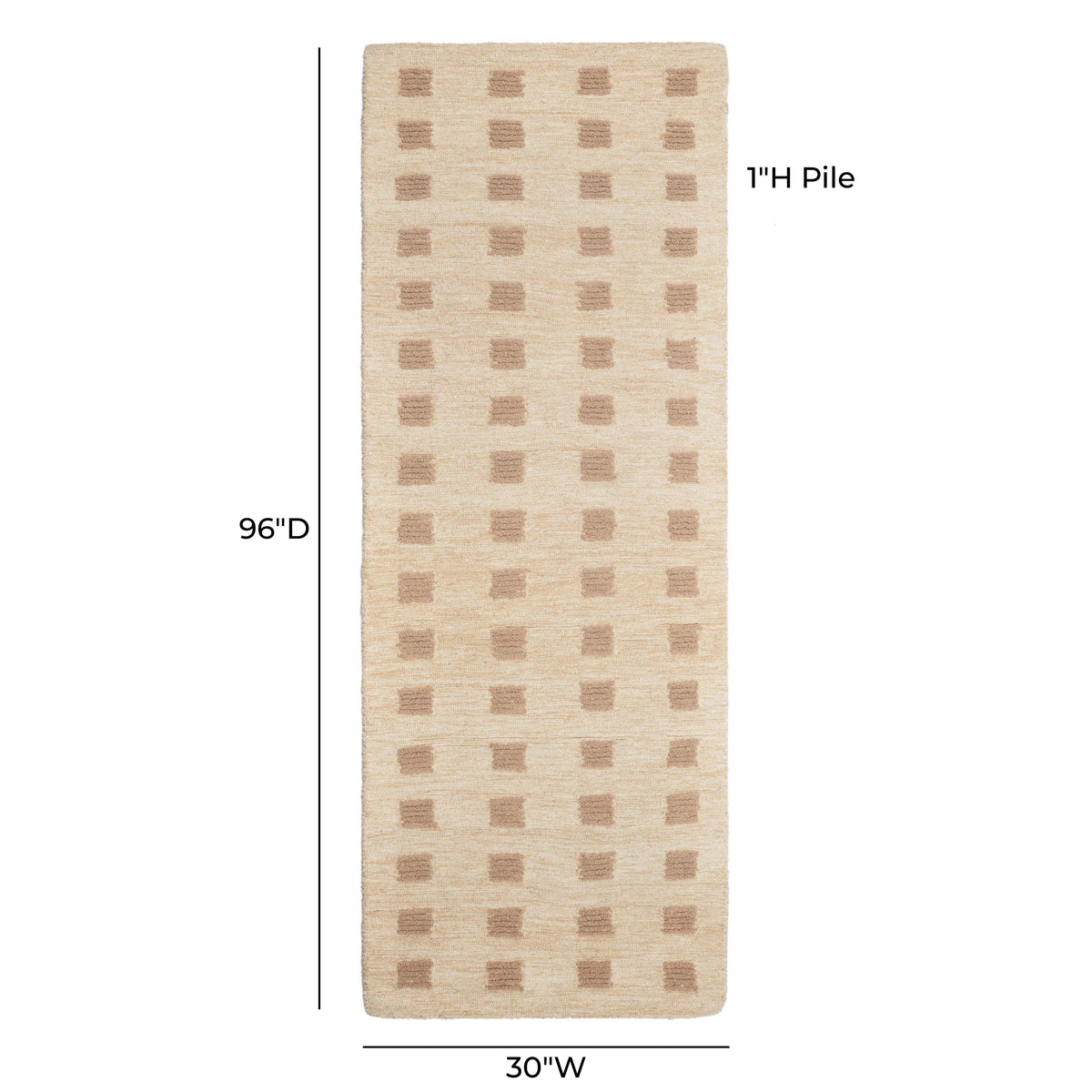 TOV Furniture Hari Natural Hand-Tufted Rug