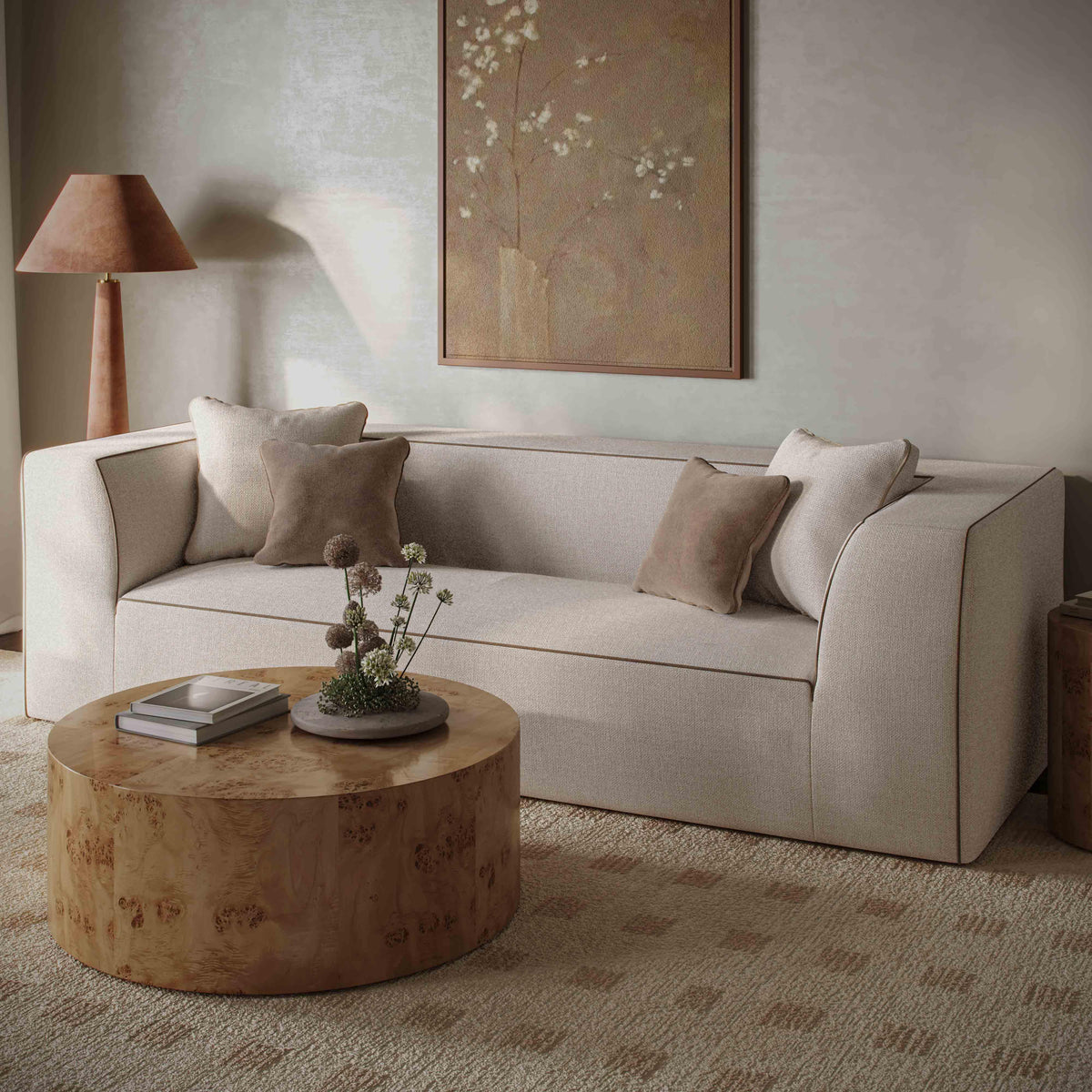TOV Furniture Hari Natural Hand-Tufted Rug