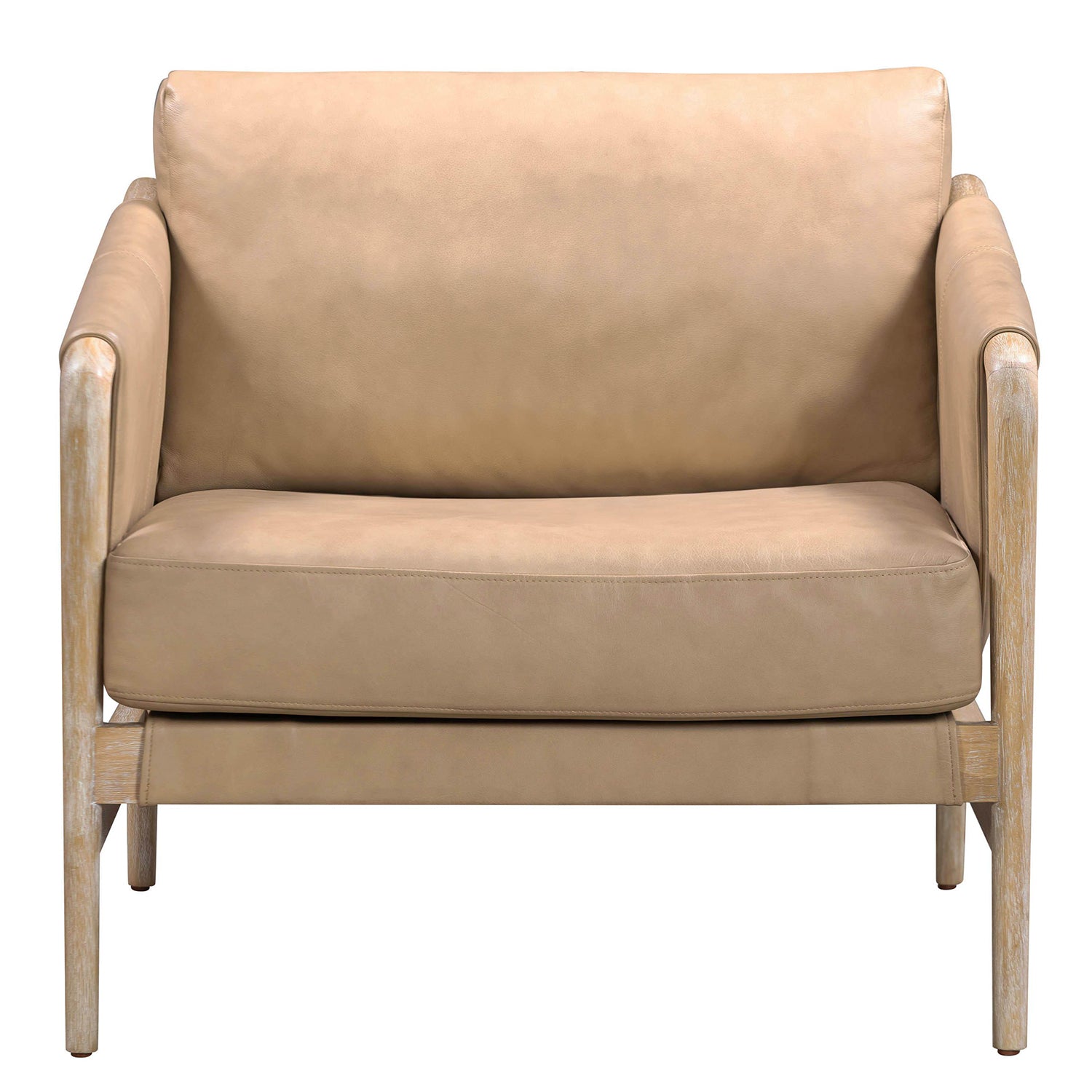 TOV Furniture Chakka Genuine Leather Accent Chair