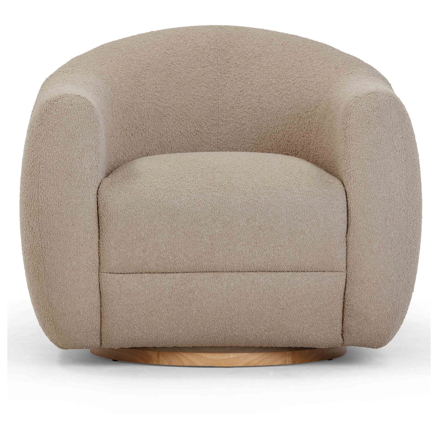 TOV Furniture Judy Boucle Swivel Chair
