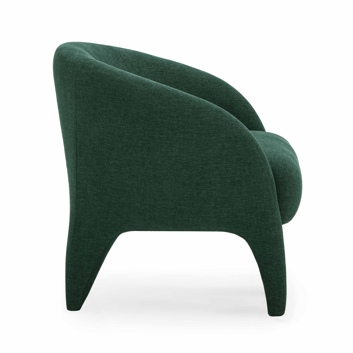 TOV Furniture Kris Forest Green Chenille Accent Chair