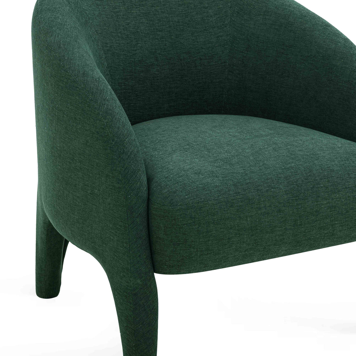TOV Furniture Kris Forest Green Chenille Accent Chair