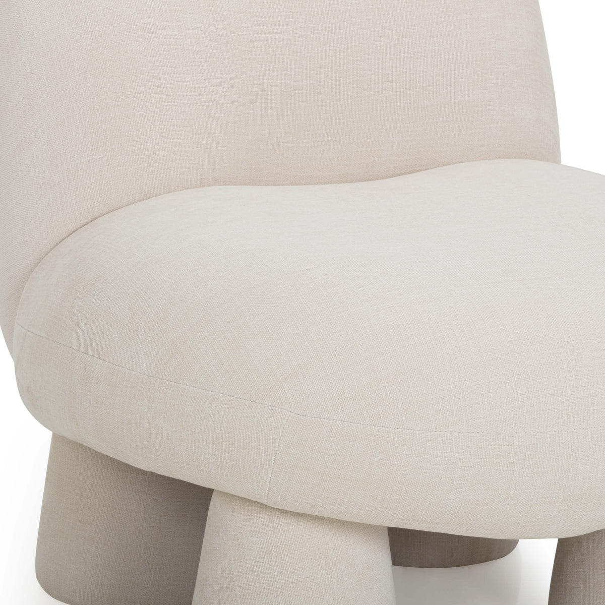 TOV Furniture Stomp Cream Upcycled Performance Chenille Accent Chair