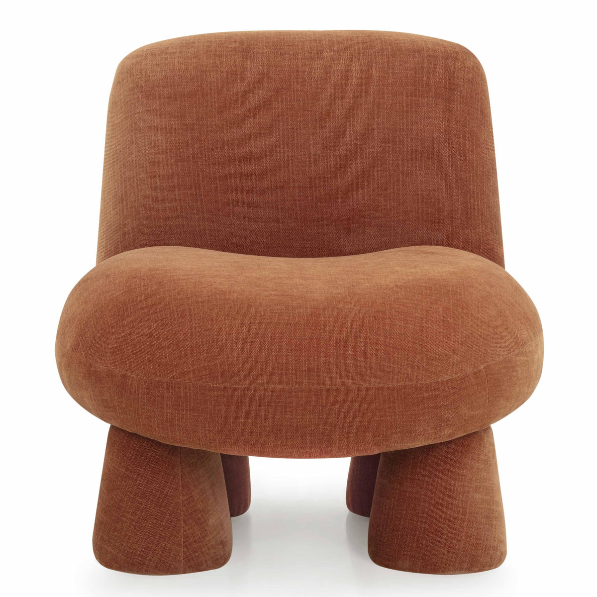 TOV Furniture Stomp Rust Upcycled Performance Chenille Accent Chair