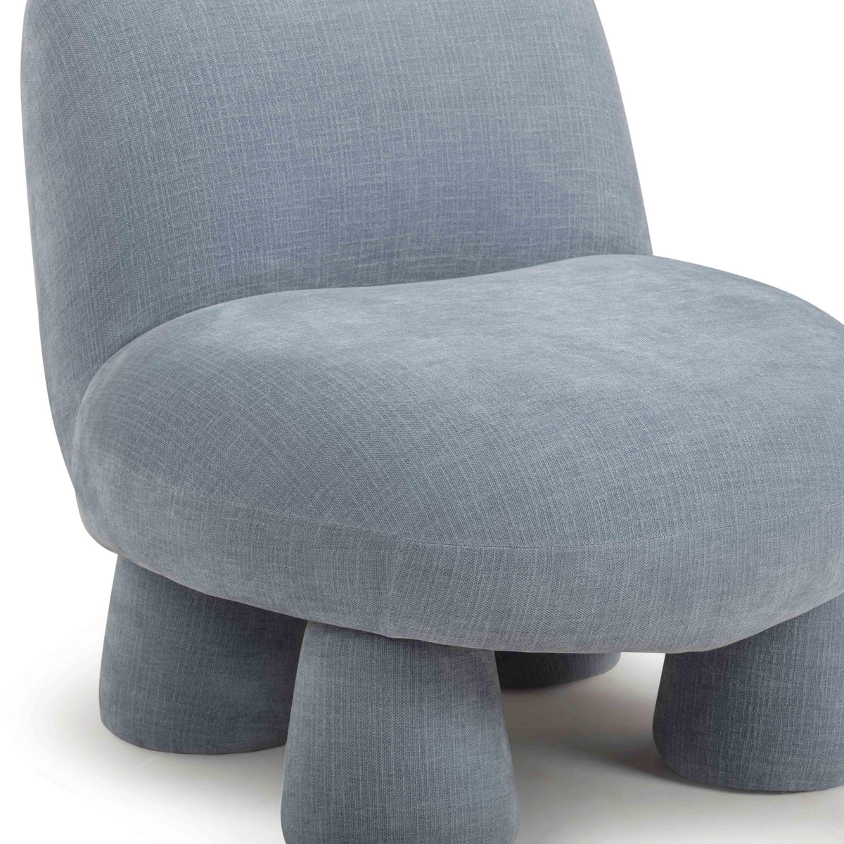 TOV Furniture Stomp Blue Upcycled Performance Chenille Accent Chair