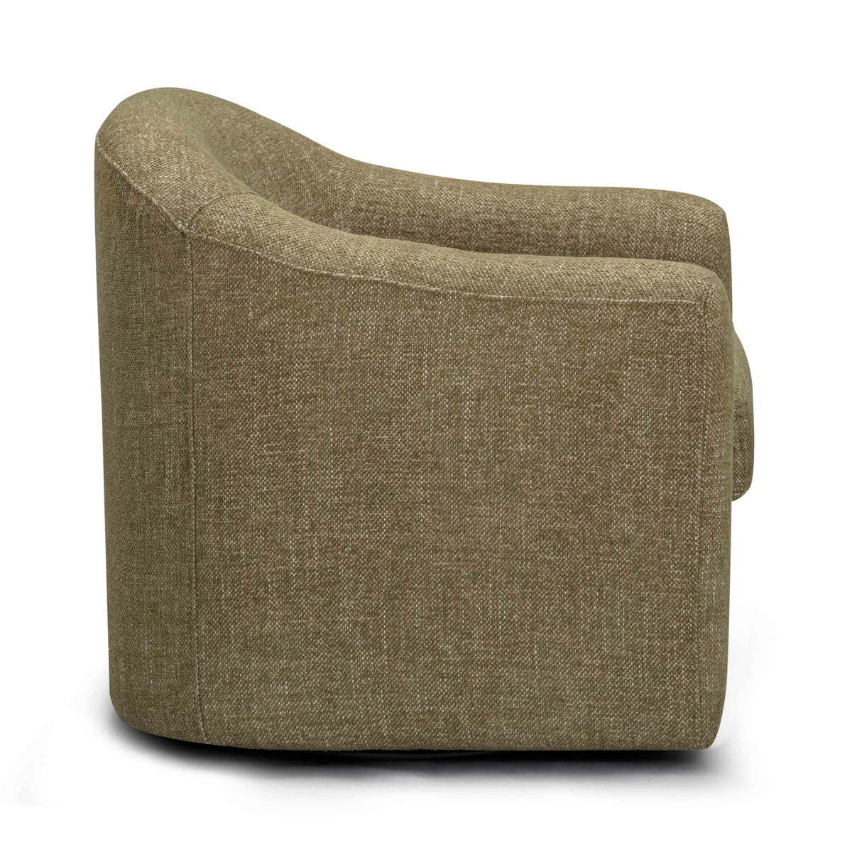 TOV Furniture Thao Green Basketweave Swivel Chair