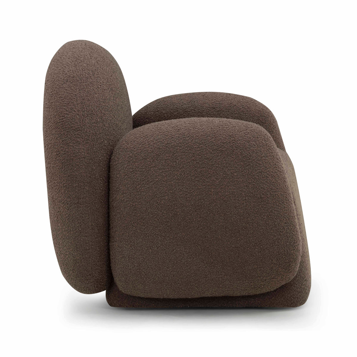 TOV Furniture Marius Brown Boucle Accent Chair