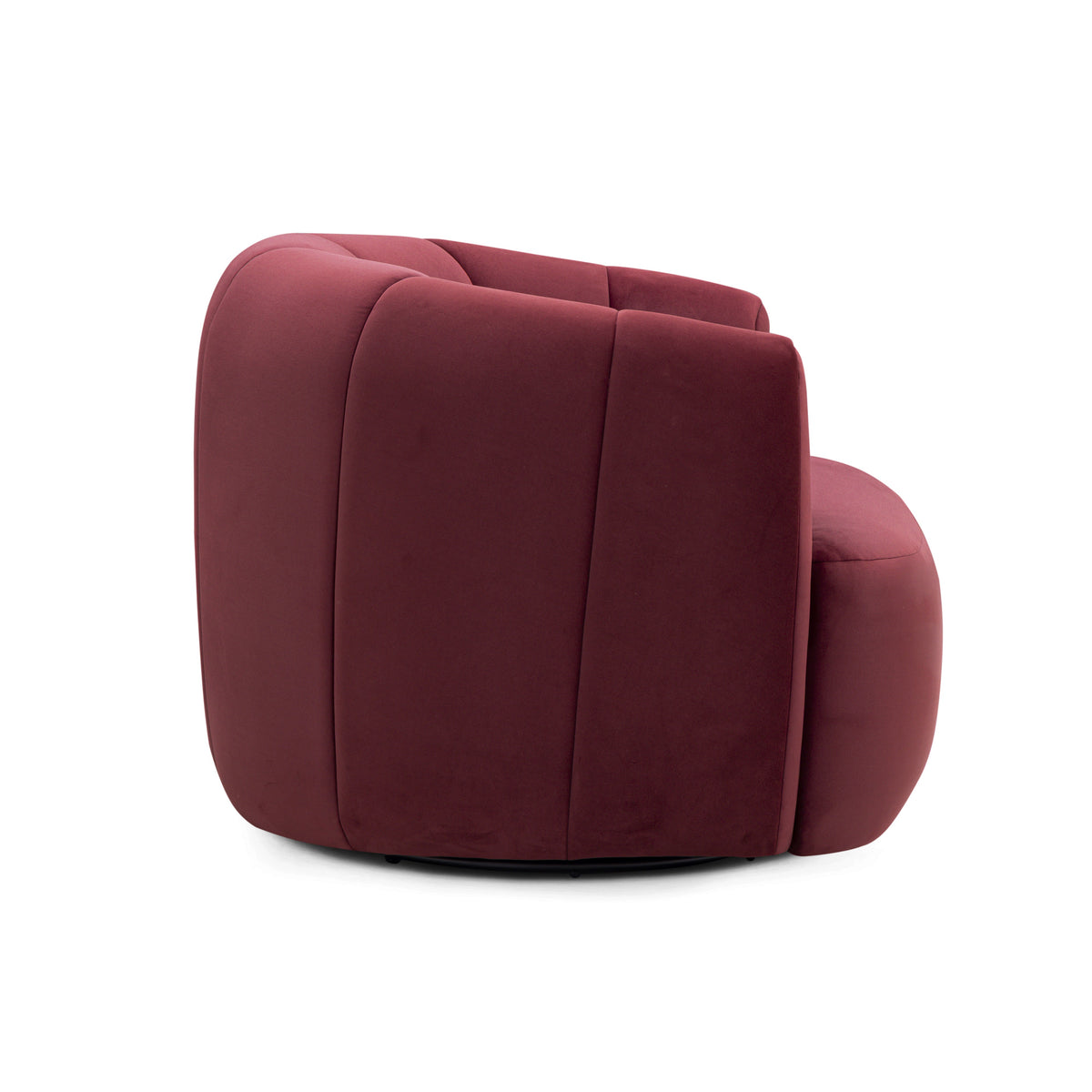 TOV Furniture Jasmine Berry Performance Velvet Swivel Chair