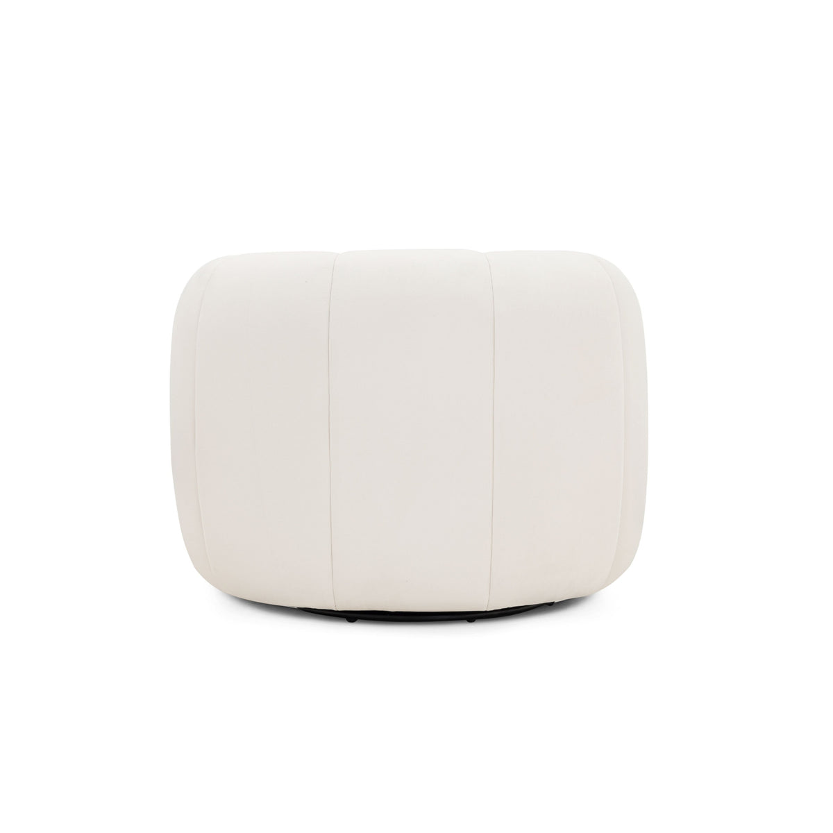 TOV Furniture Jasmine Cream Performance Velvet Swivel Chair