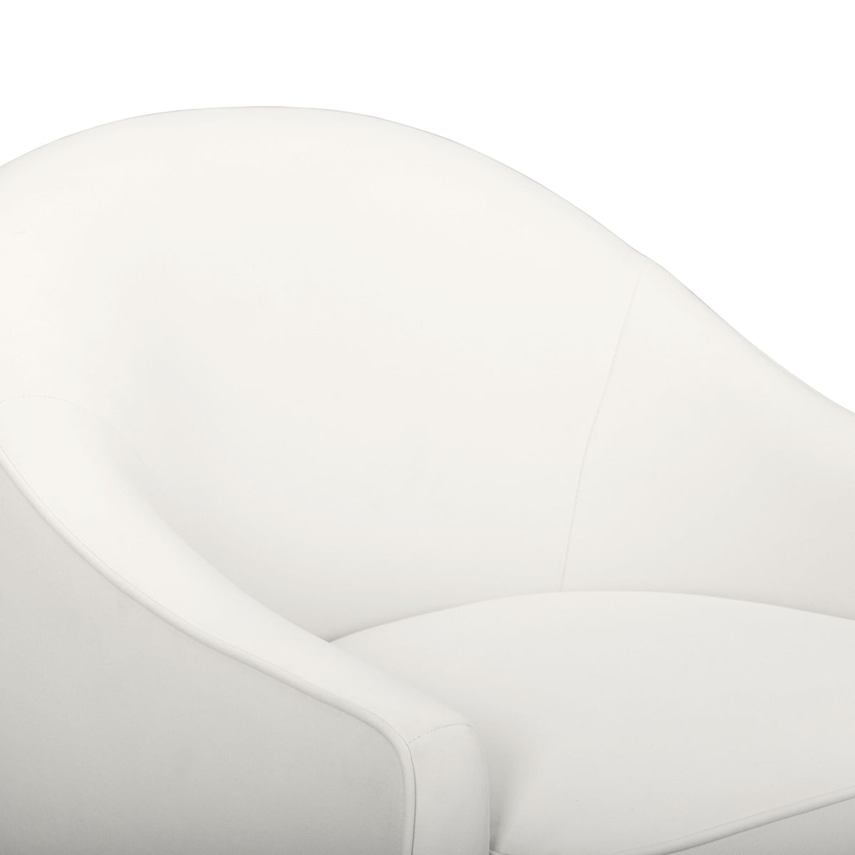 TOV Furniture Cettie Cream Performance Velvet Accent Chair