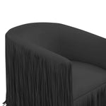 TOV Furniture Shag Me Vegan Leather Swivel Chair