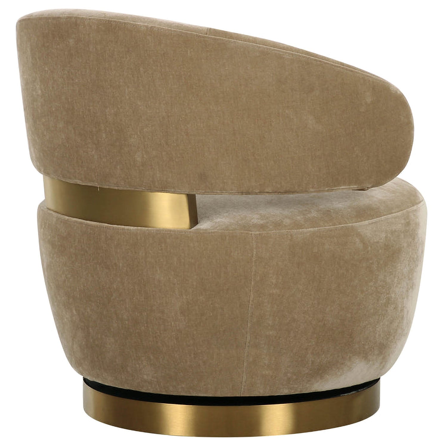 TOV Furniture Austin Upcycled Swivel Chair