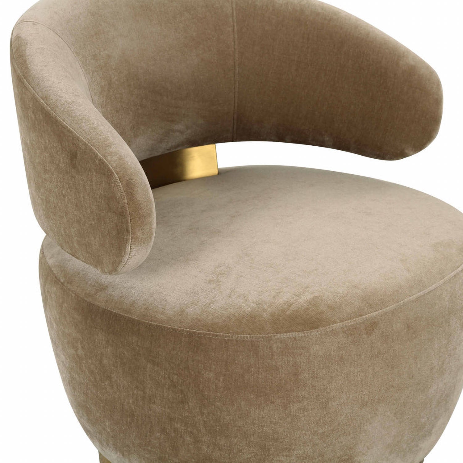 TOV Furniture Austin Upcycled Swivel Chair