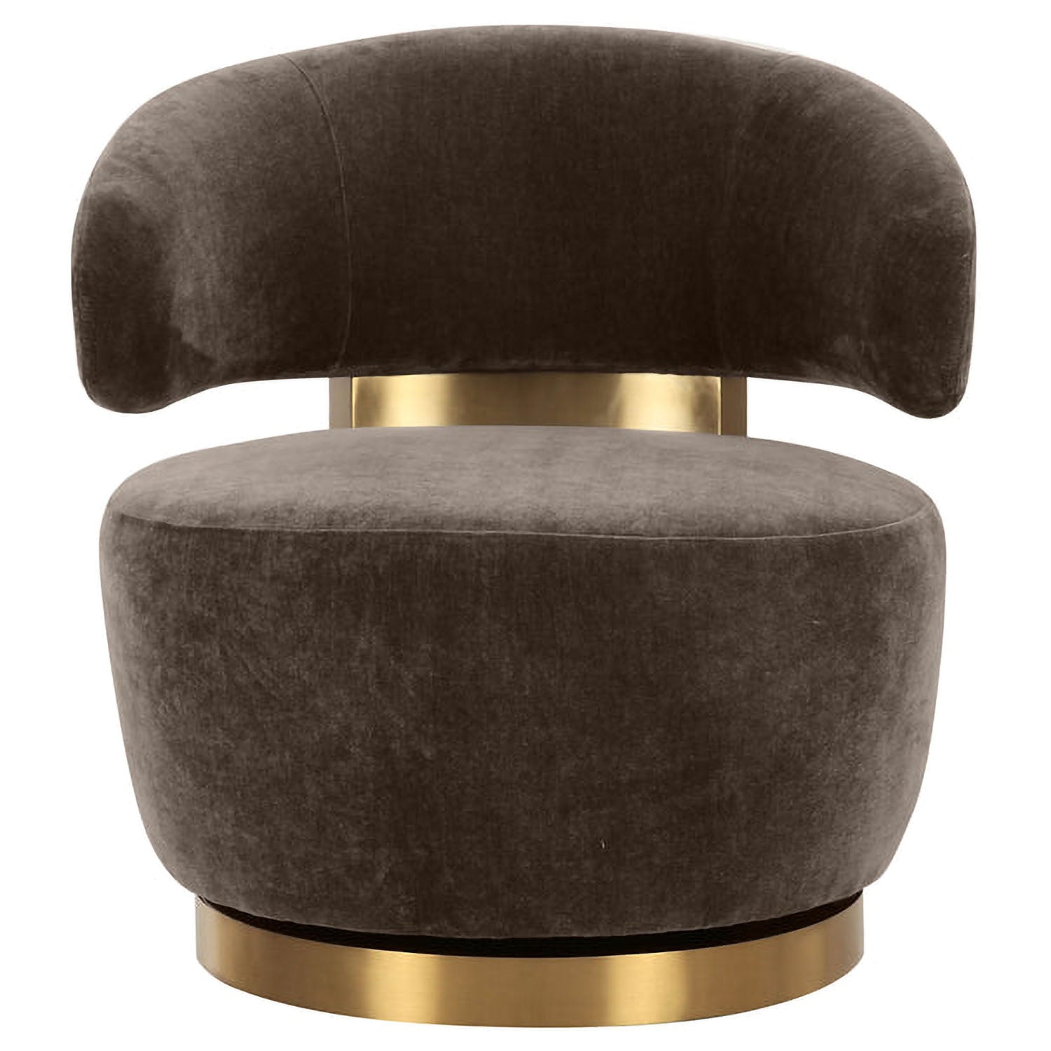 TOV Furniture Austin Upcycled Swivel Chair