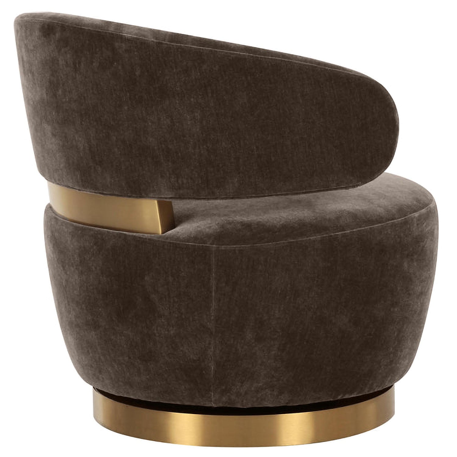 TOV Furniture Austin Upcycled Swivel Chair