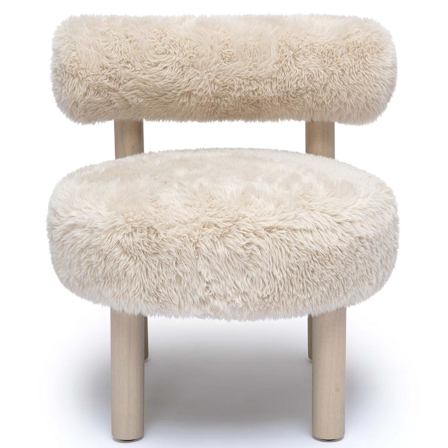 TOV Furniture Carmel Vegan Shearling Accent Chair
