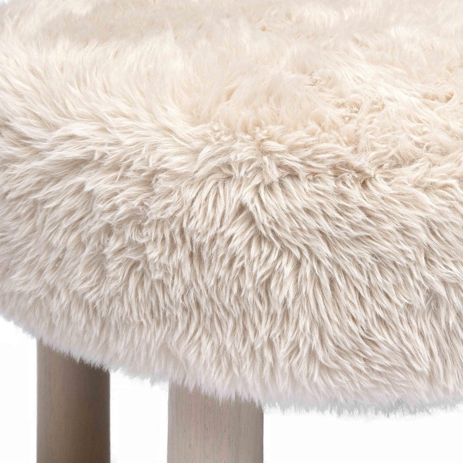 TOV Furniture Carmel Vegan Shearling Accent Chair