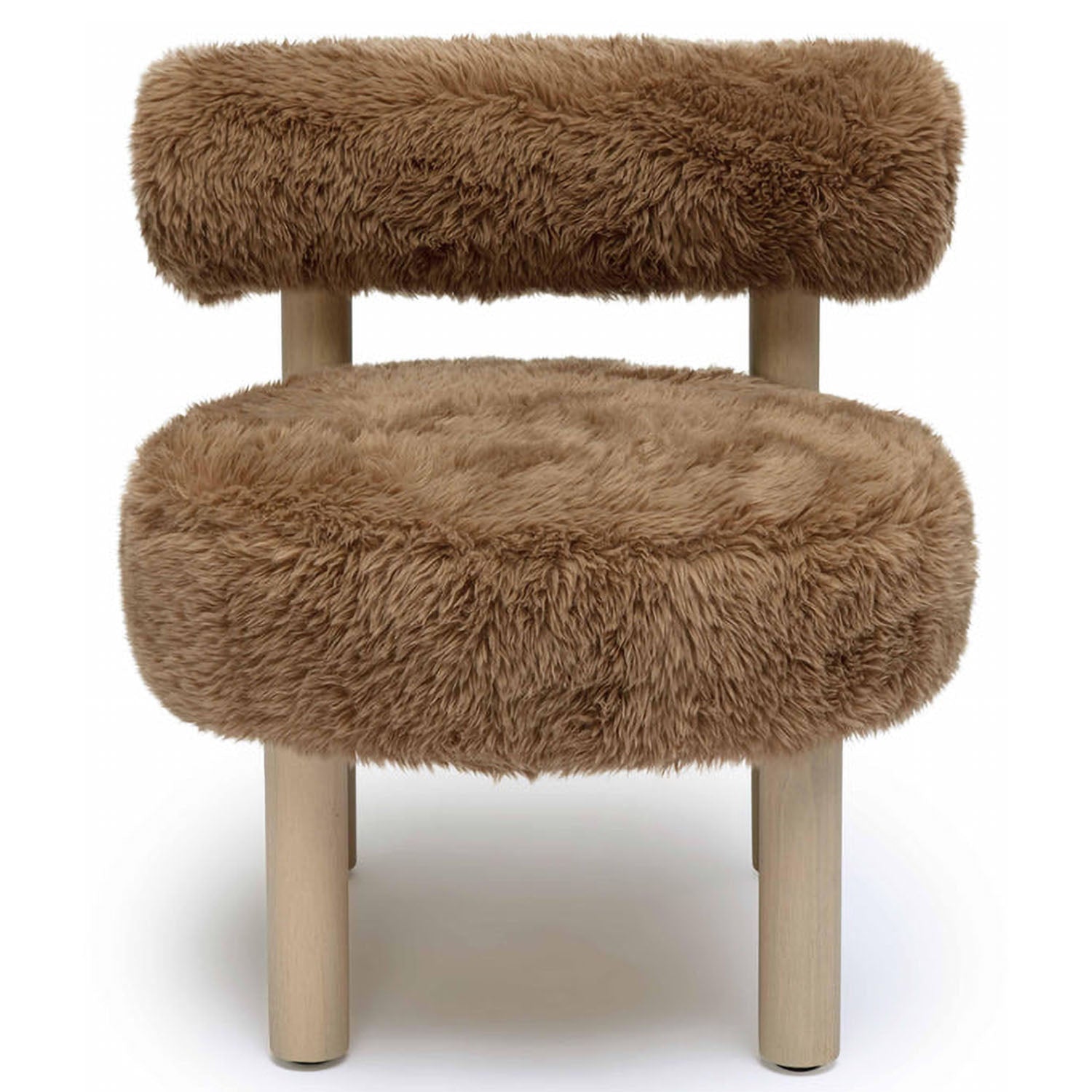 TOV Furniture Carmel Vegan Shearling Accent Chair