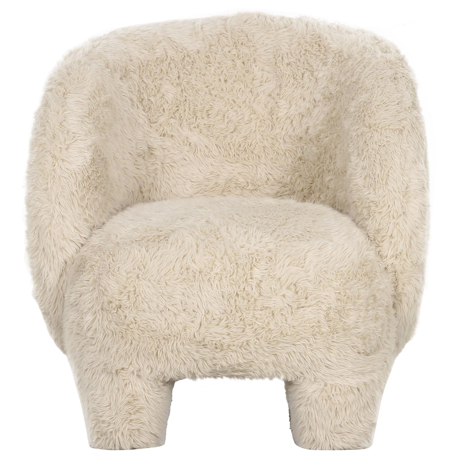 TOV Furniture Kiki Vegan Shearling Accent Chair