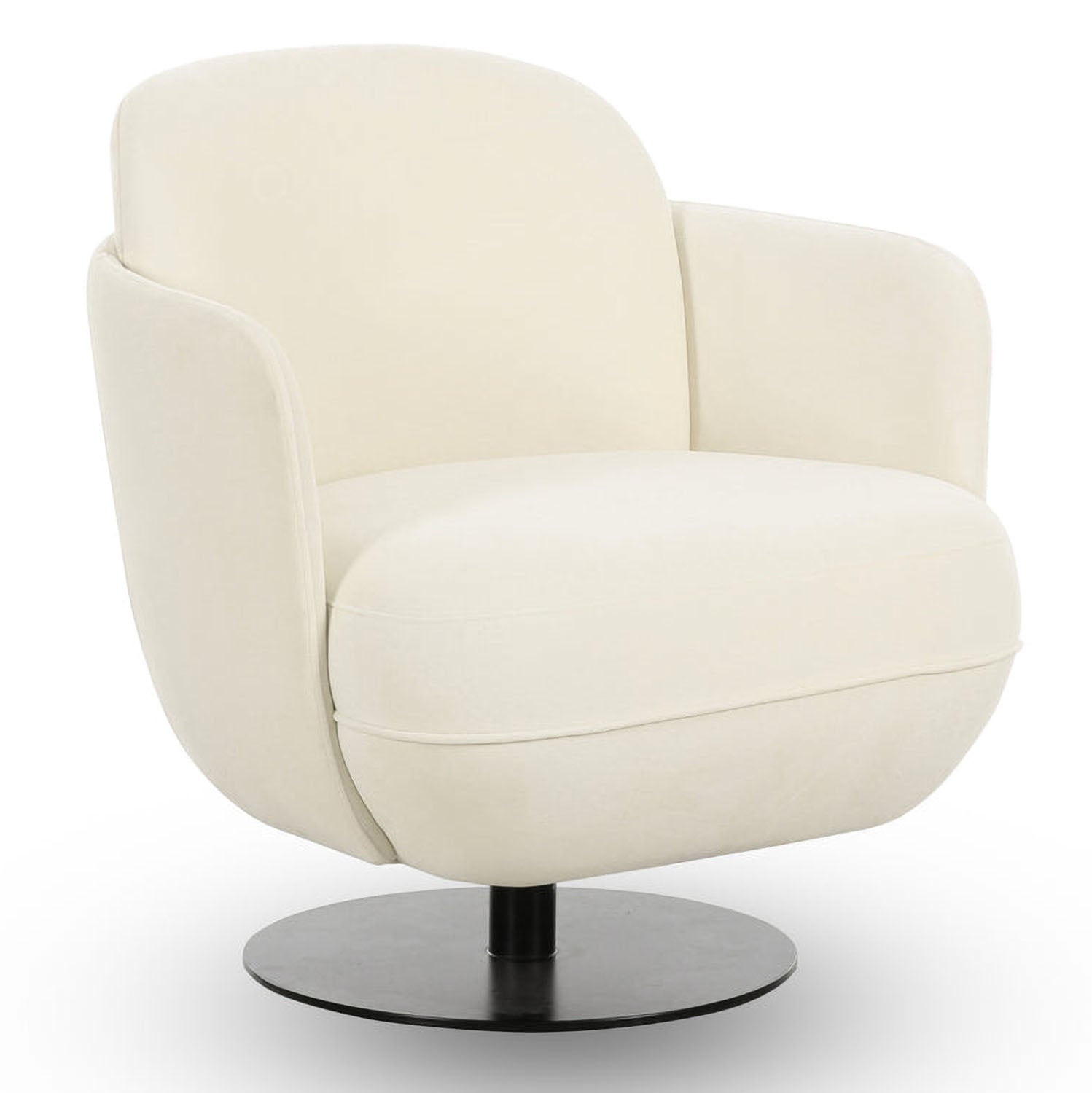 TOV Furniture Solange Velvet Swivel Chair