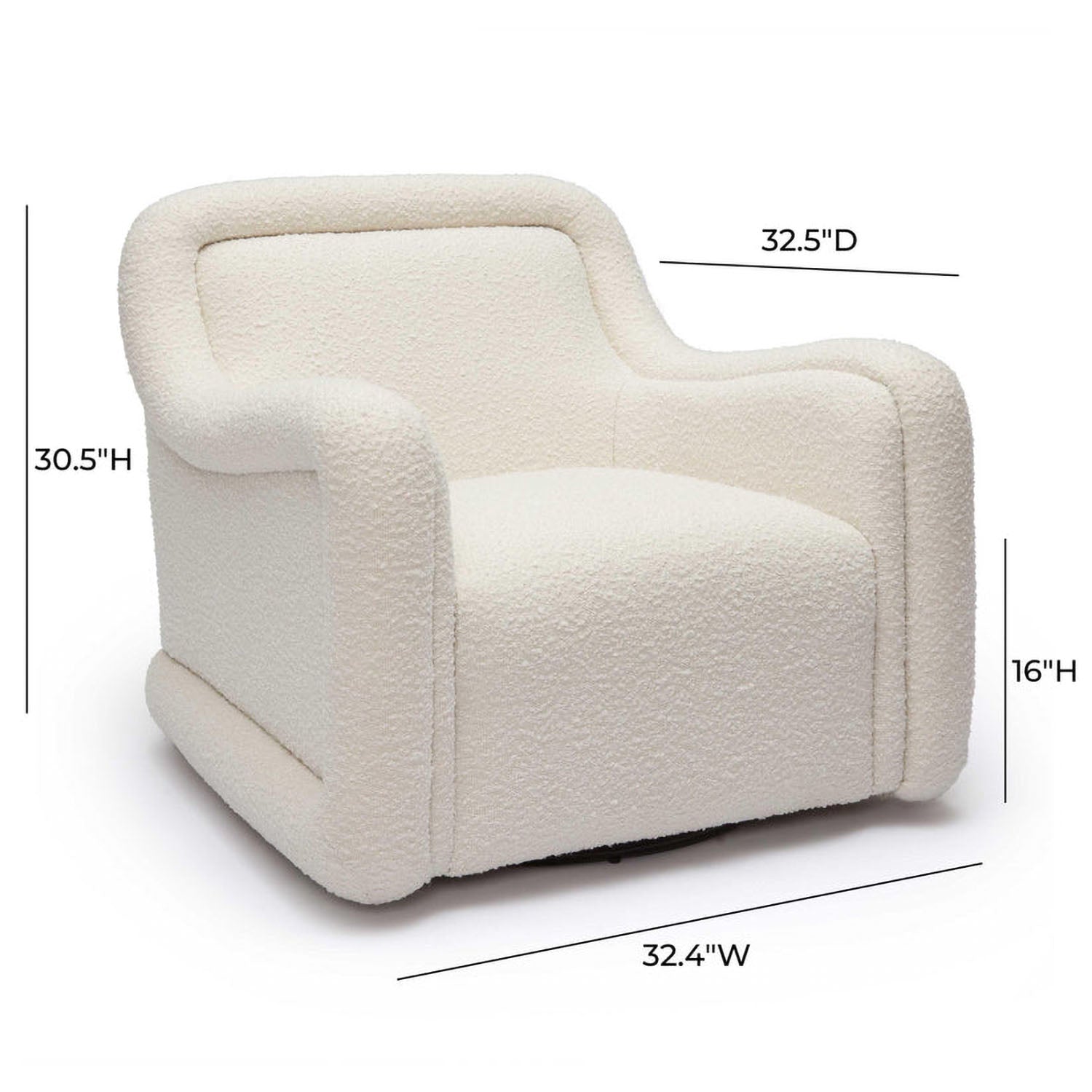 TOV Furniture Charli Swivel Chair