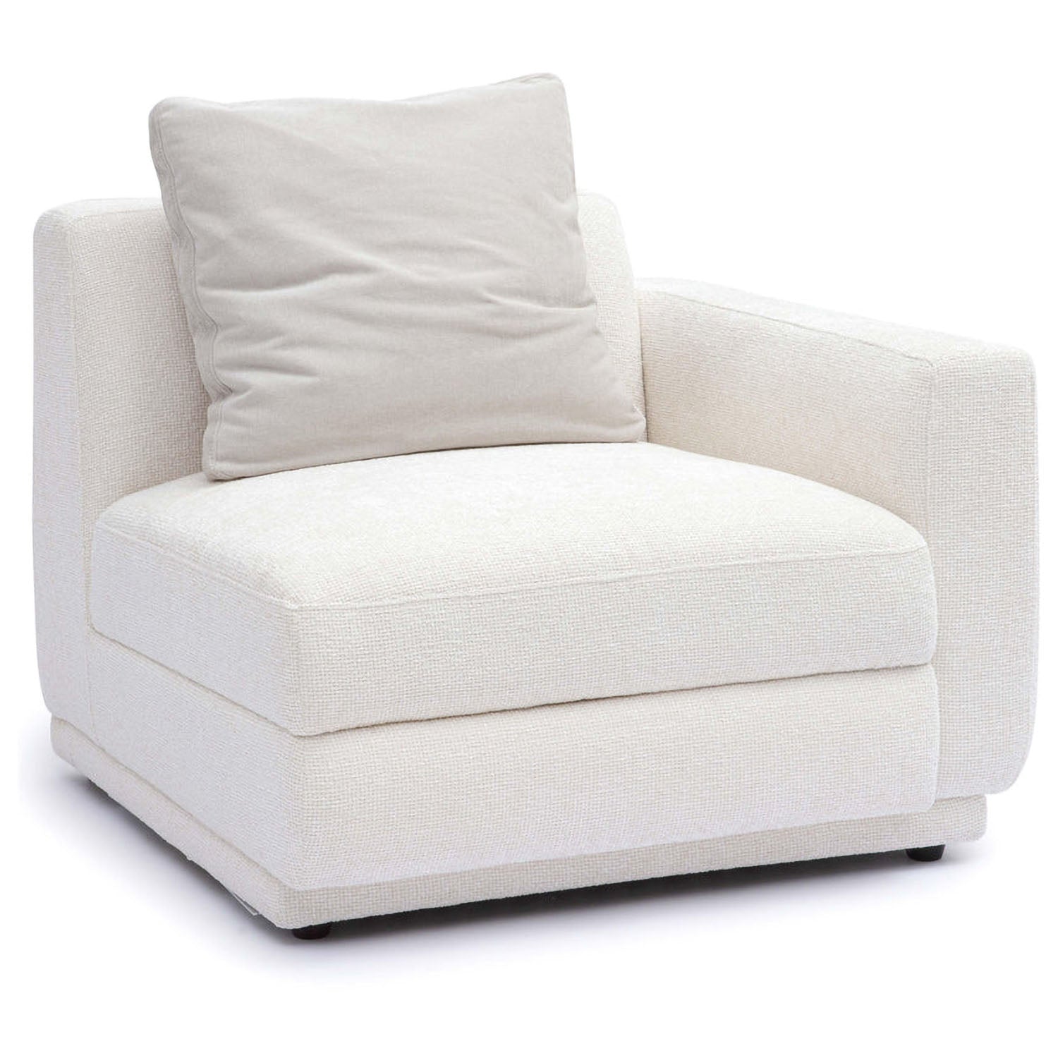 TOV Furniture Perry Cream Chenille Modular Corner Chair