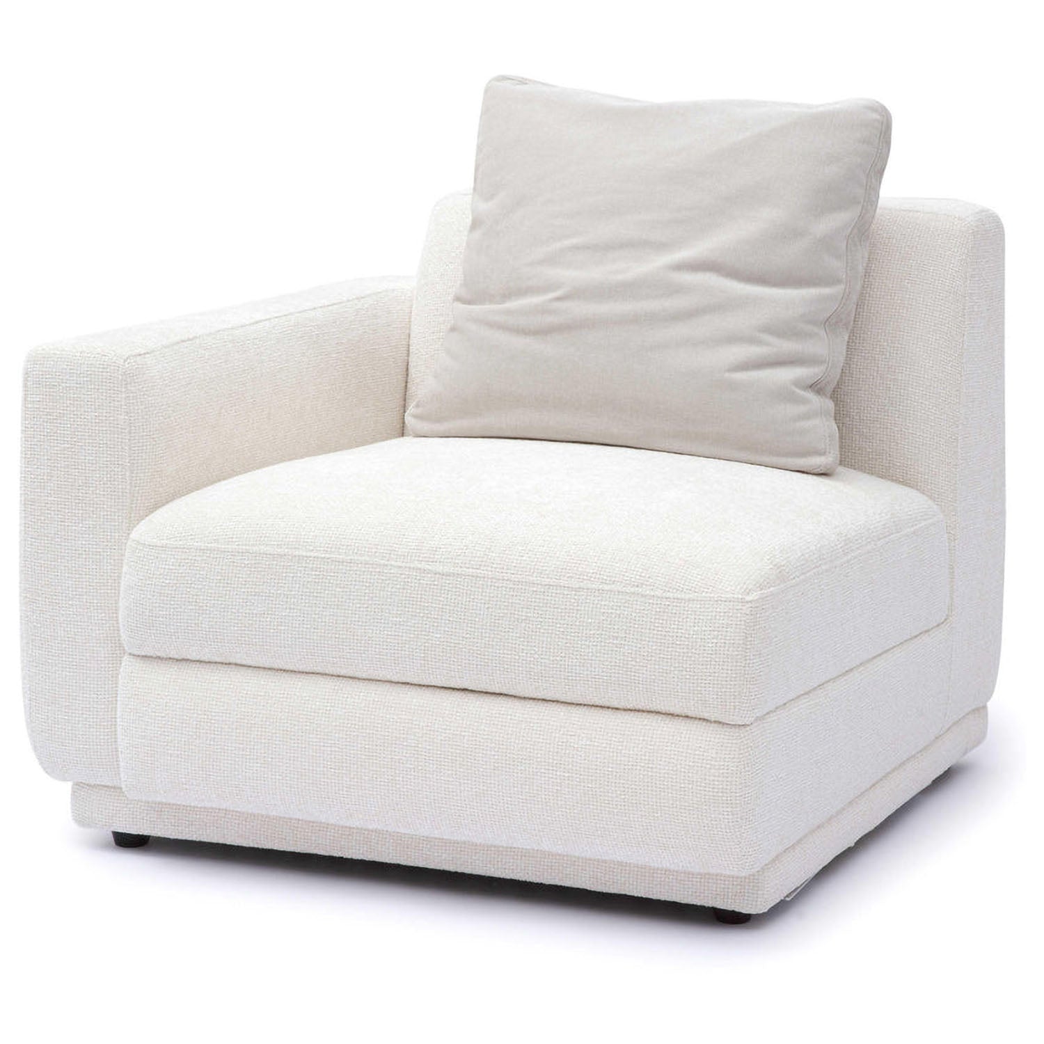 TOV Furniture Perry Cream Chenille Modular Corner Chair