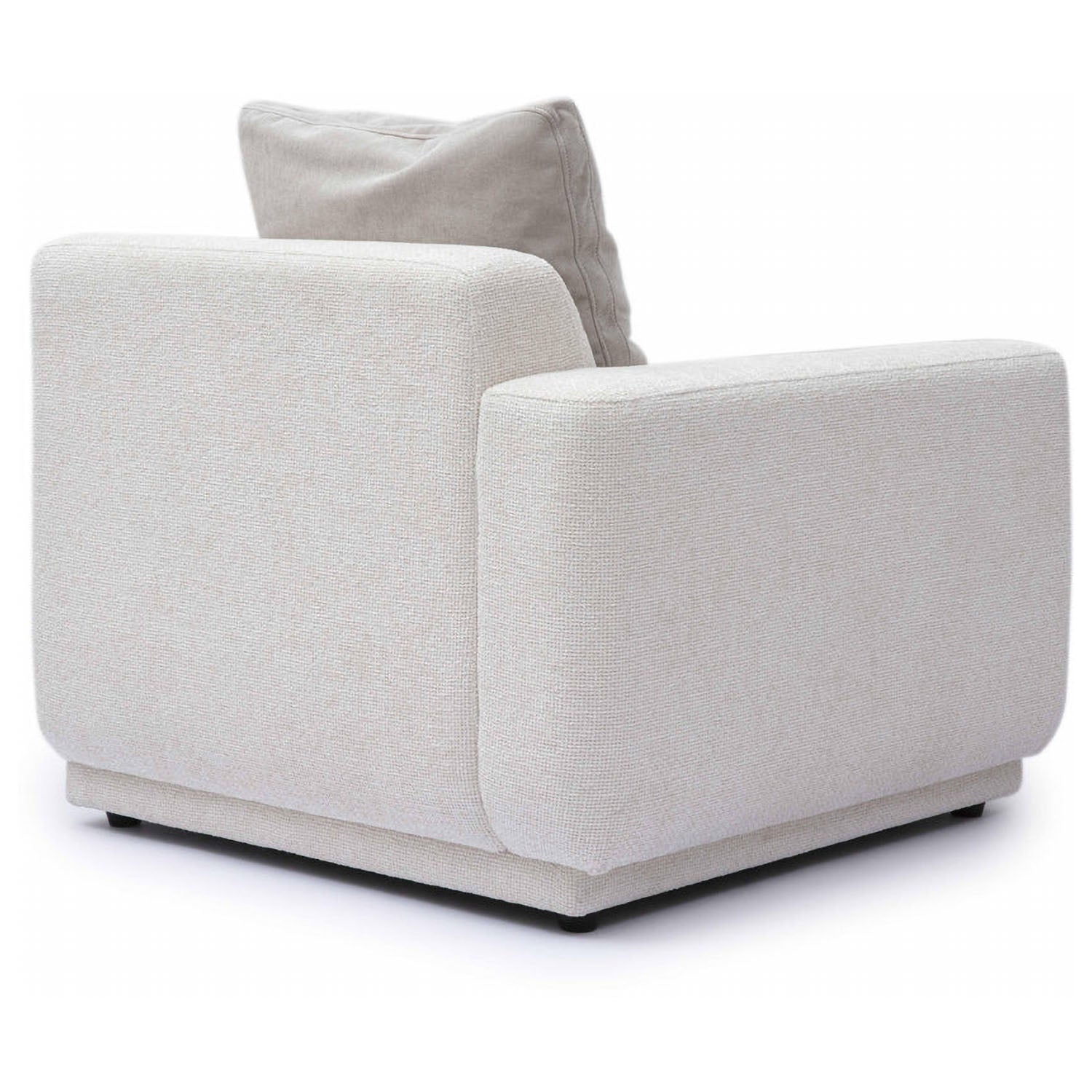TOV Furniture Perry Cream Chenille Modular Corner Chair