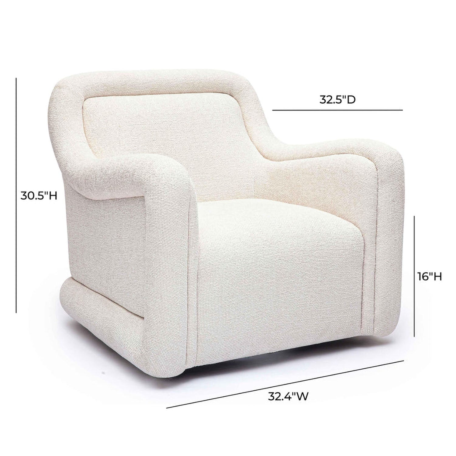 TOV Furniture Charli Swivel Chair