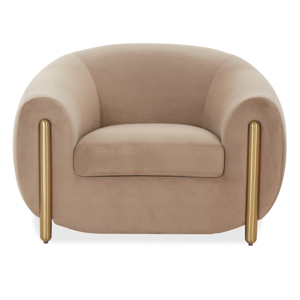 TOV Furniture x  Inspire Me! Lina Cafe Au Lait Accent Chair