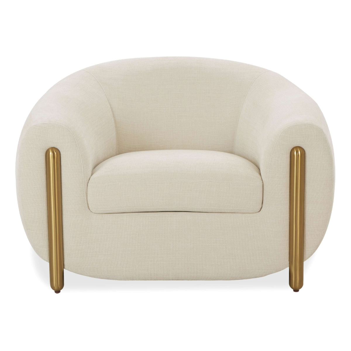 TOV Furniture x  Inspire Me! Lina Cream Accent Chair