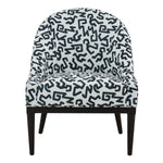 TOV Furniture Crystal Velvet Patterned Accent Chair