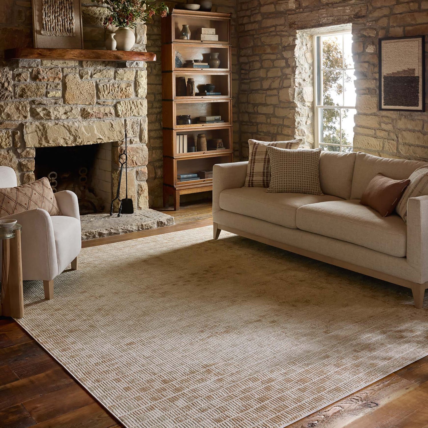 Loloi Townes Beige/Clay Power Loomed Rug