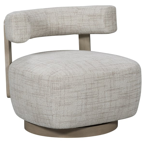 Vanguard Furniture Daydream Reynolds Linen Fabric/Almond Swivel Chair