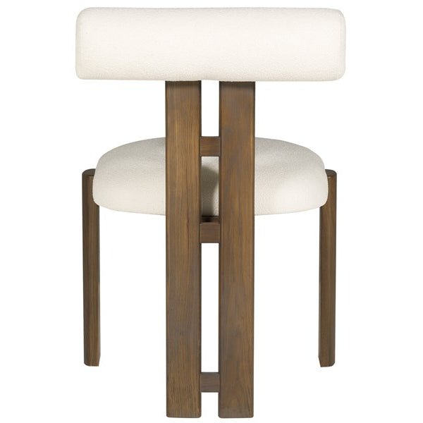 Vanguard Furniture Wright Jackpot Chalk Fabric/Saddle Dining