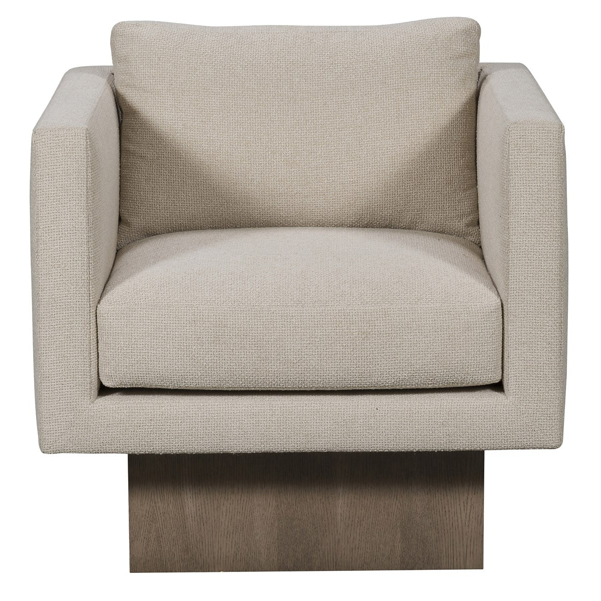 Vanguard Furniture Kendell Kendra Sand Fabric/Arles Swivel Chair