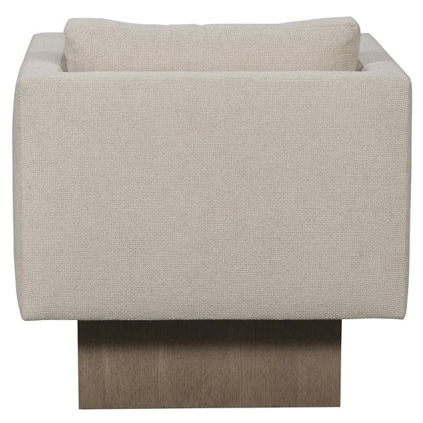Vanguard Furniture Kendell Kendra Sand Fabric/Arles Swivel Chair