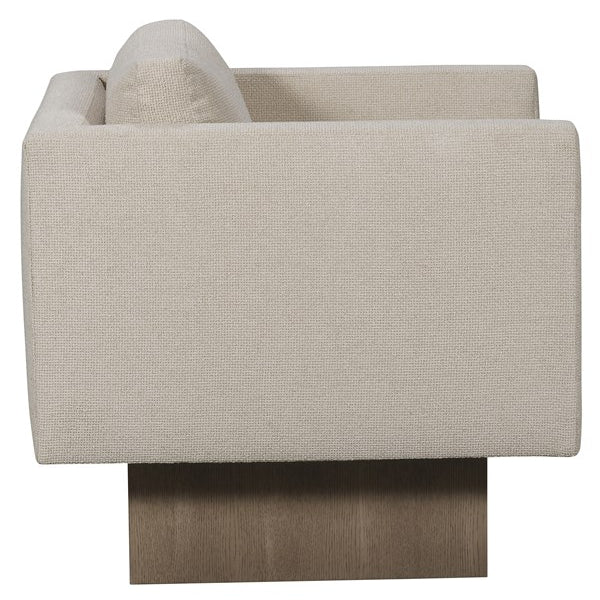 Vanguard Furniture Kendell Kendra Sand Fabric/Arles Swivel Chair