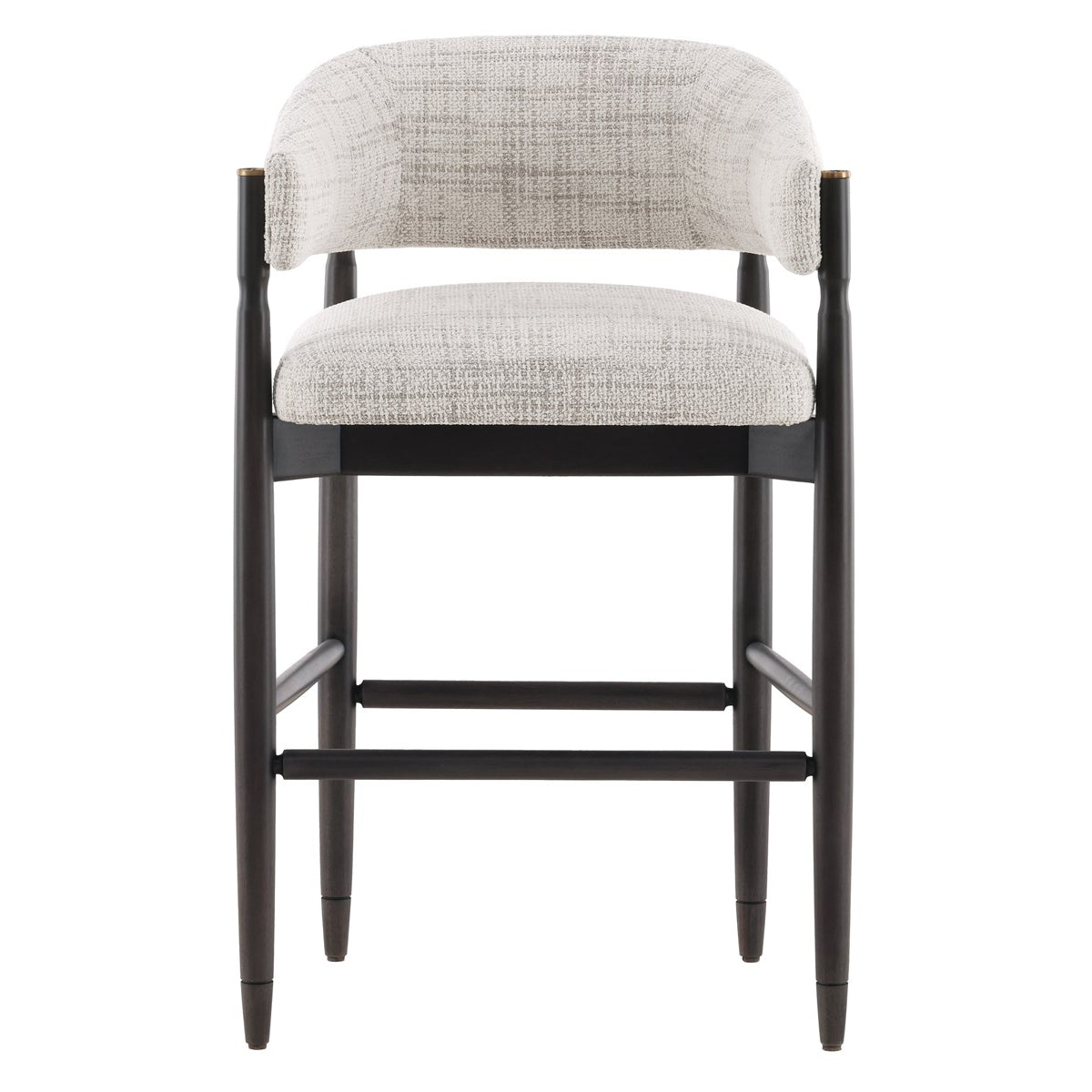 Vanguard Furniture Rendition Reynolds Linen Fabric/Peppercorn Dining Barstool