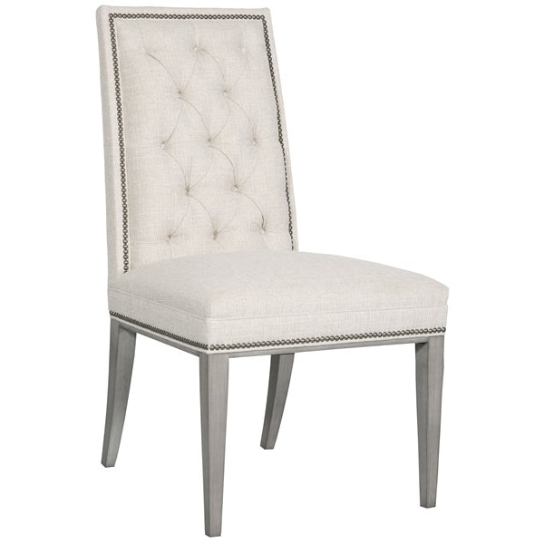 Vanguard Furniture Hanover Nate Alabaster with Dove Gray Performance Dining