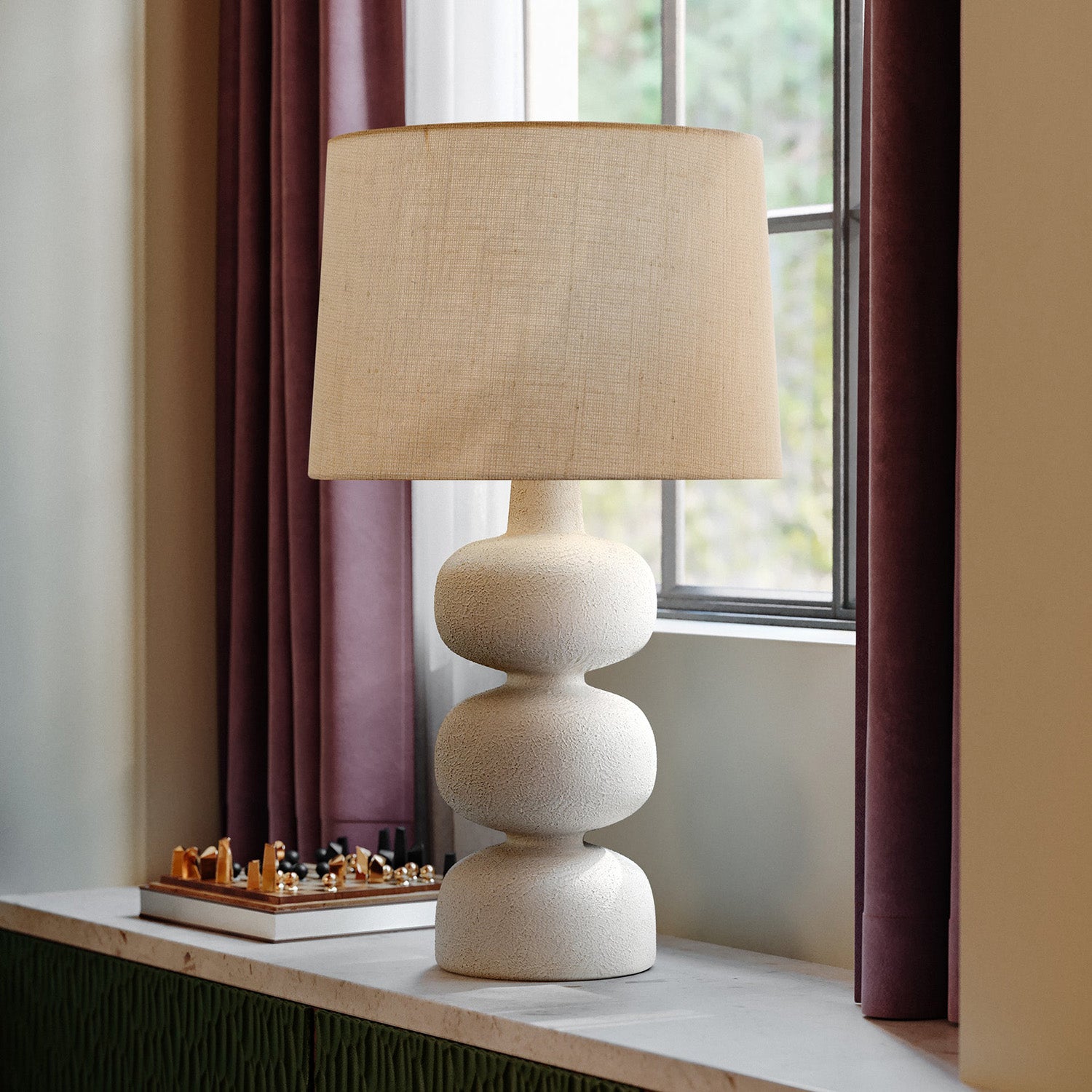 Mitzi Talita Natural Stone Table Lamp