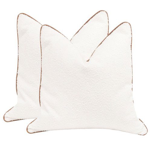 The Not So Basic Essential Boucle Throw Pillow Set of 2